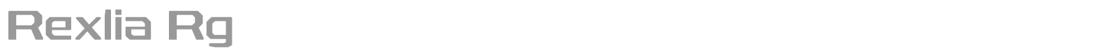 Rexlia font preview